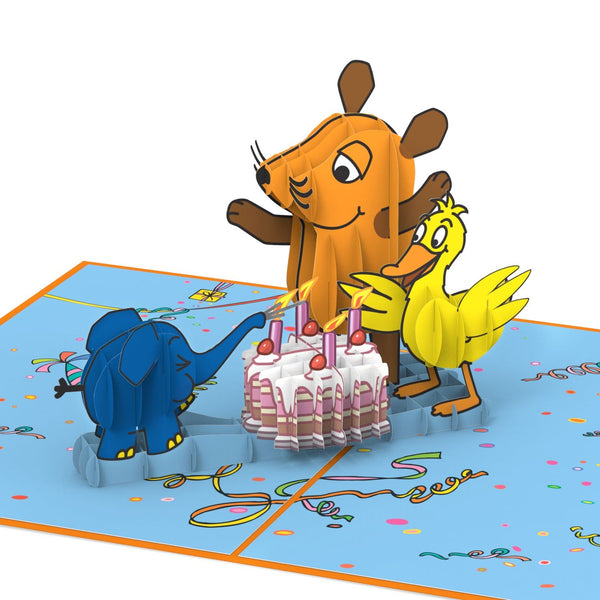 La carte pop-up Maus® Happy Birthday