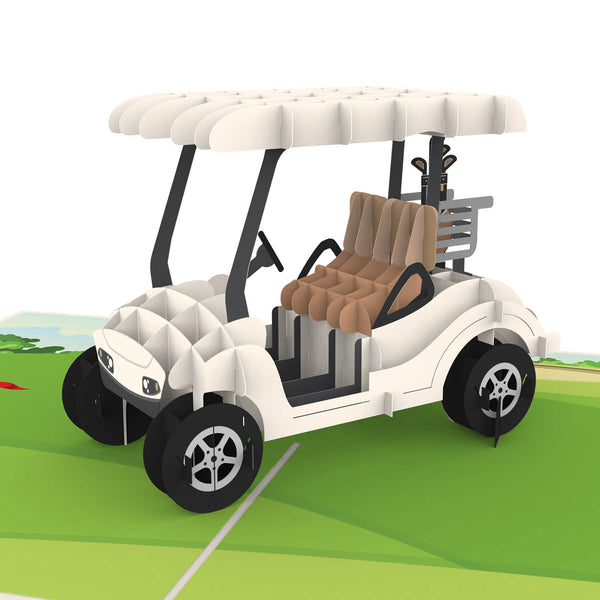 Carte pop-up golfmobil